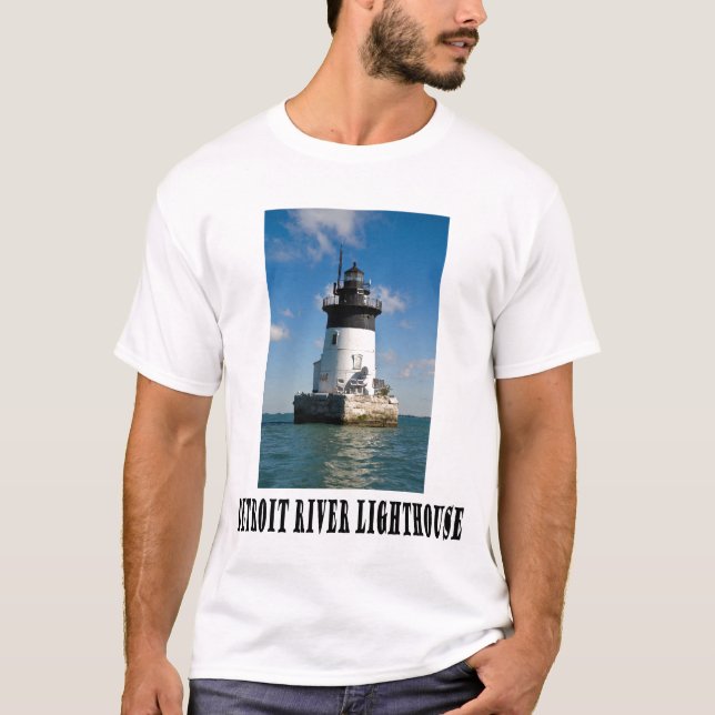 Detroit River Lighthouse T-Shirt (Front)