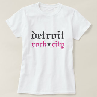 Detroit Rock City Pink Black Women's T-Shirt
