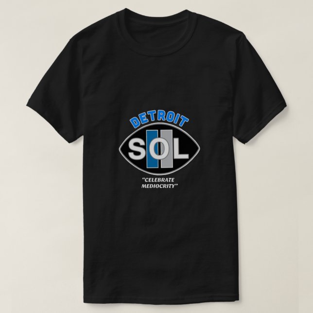 DETROIT-S.O.L. (SAME OLD LIONS) Essential T-Shirt (Design Front)