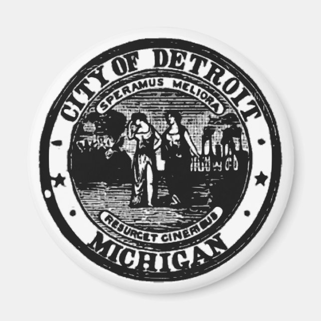 Detroit Seal Magnet (Front)