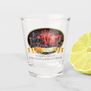 Detroit Shot Glass - Freedom Festival Fireworks