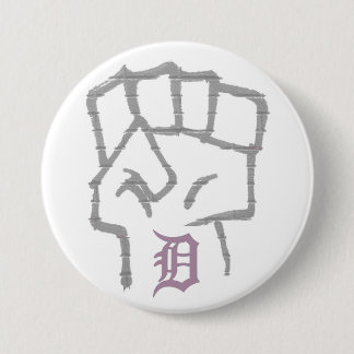 Detroit Struggle (button) 7.5 Cm Round Badge