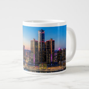 Detroit Sunset Jumbo Mug