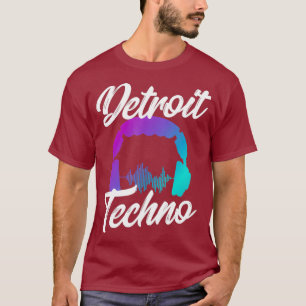 Detroit Techno House Music Festival Style EDM T-Shirt