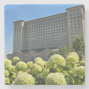 Detroit Train Station Stone Coaster