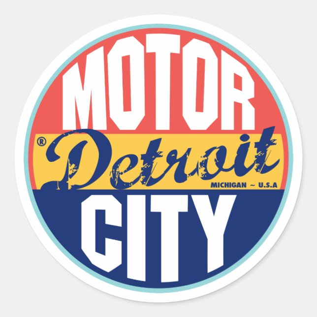 Detroit Vintage Label (Front)
