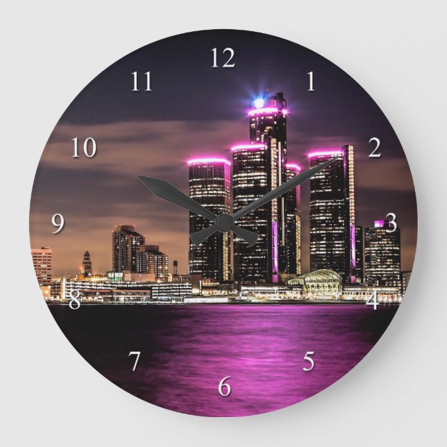 Detroit Wall Clock (Front)