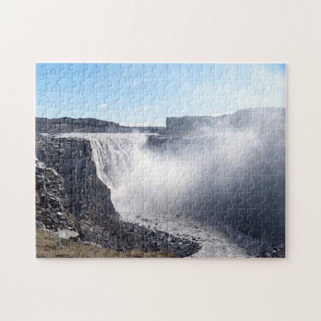 Dettifoss Waterfall in Vatnajokull NP - Iceland Jigsaw Puzzle (Horizontal)