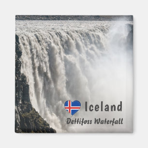 Dettifoss Waterfall in Vatnajokull NP - Iceland Magnet