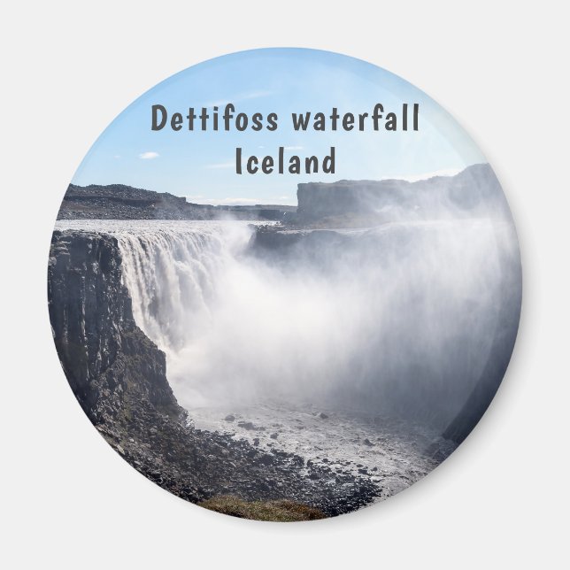 Dettifoss Waterfall in Vatnajokull NP - Iceland Magnet (Front)