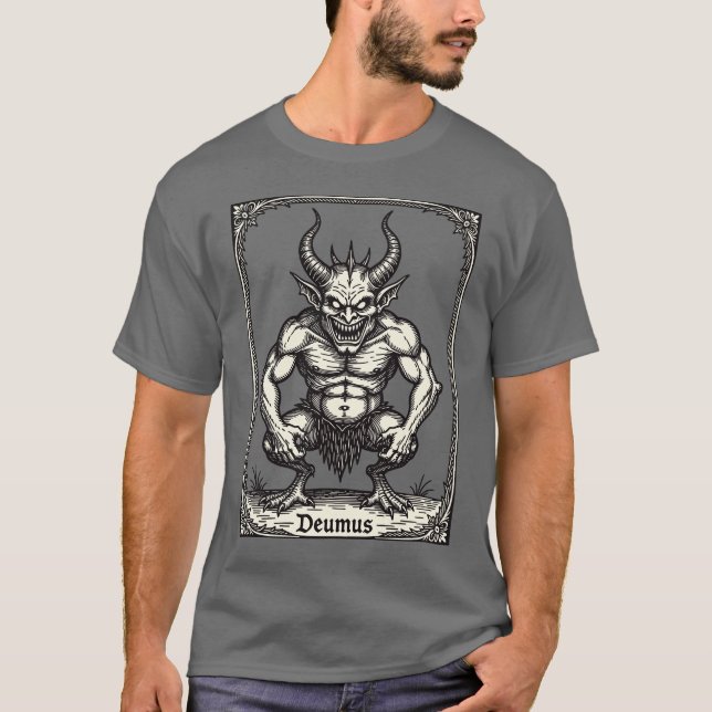 Deumus Tiny Terror Big Attitude T-Shirt (Front)