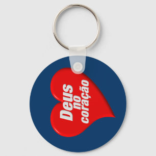 DEUS NO CORAÇÃO KEY RING