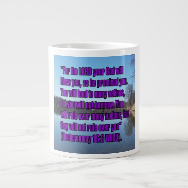 Deuteronomy 15:6 WEBU Mug (Front)