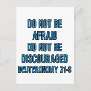 Deuteronomy 31:8 postcard