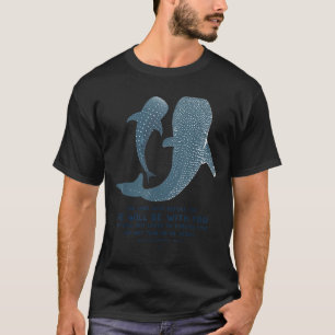Deuteronomy 31_8 Whale Shark Christian Faith Pun O T-Shirt