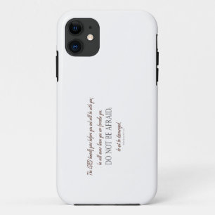Deuteronomy 31 Do Not Be Afraid, Floral Borders Case-Mate iPhone Case