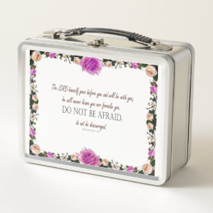 Deuteronomy 31, Do Not Be Afraid, Metal Lunch Box