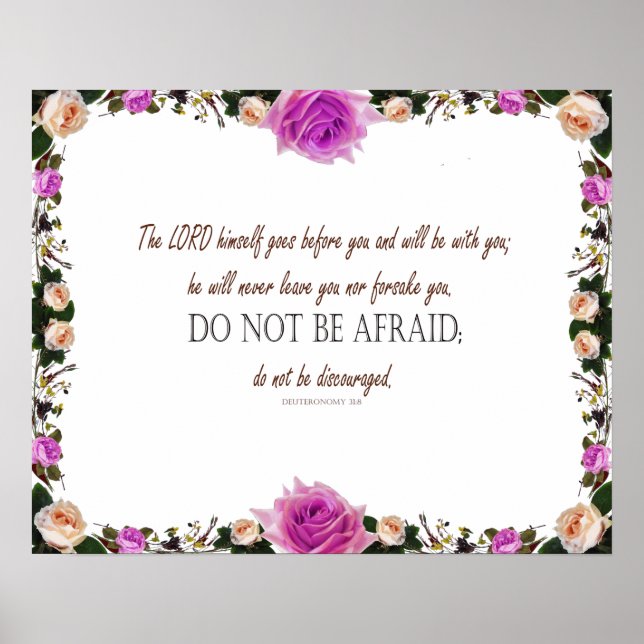 Deuteronomy 31, Do Not Be Afraid, Poster (Front)