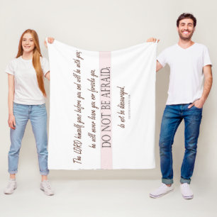 Deuteronomy 31 fleece blanket