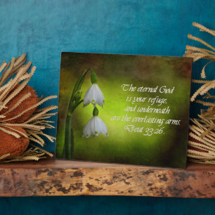 Deuteronomy 33:26 Eternal Refuge Inspirational Plaque