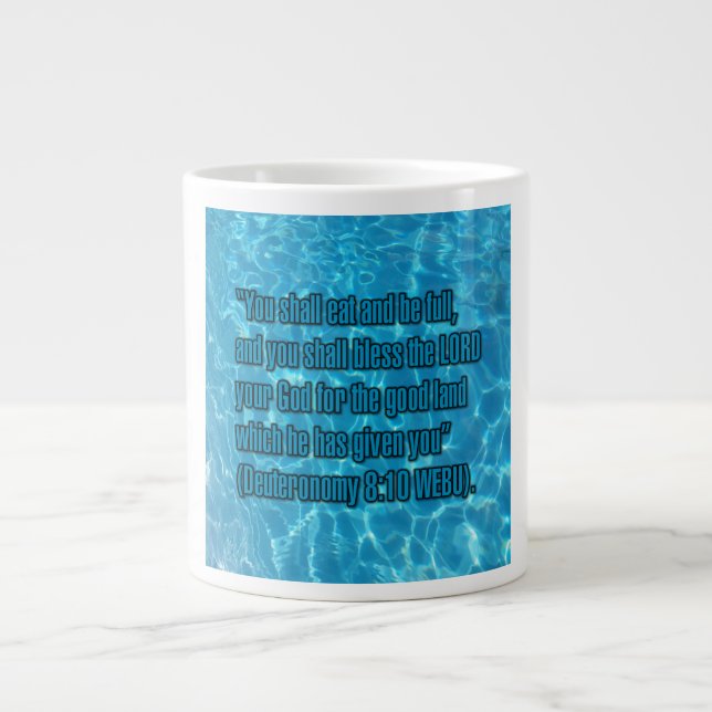 Deuteronomy 8:10 WEBU Mug (Front)