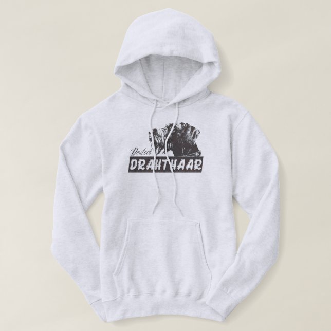 Deutsch Drahthaar  Hoodie (Design Front)