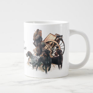Deutsch Drahthaar Large Coffee Mug