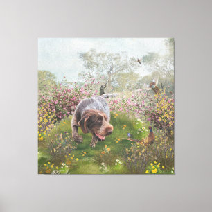 Deutsch Drahthaar    Metal Print