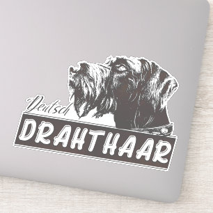 Deutsch Drahthaar Sticker