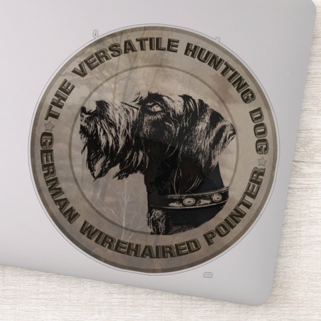 Deutsch Drahthaar Sticker (Detail)