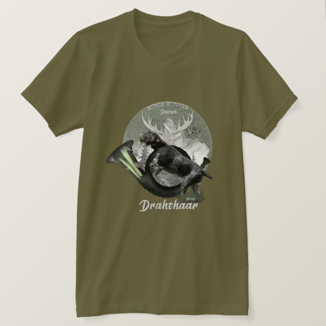 Deutsch Drahthaar  T-Shirt (Design Front)