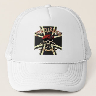 Deutsch Feldjager mit Kruez Hut Trucker Hat