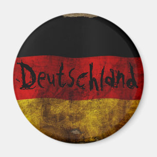 Deutsch Flagge - Vintage... Magnet