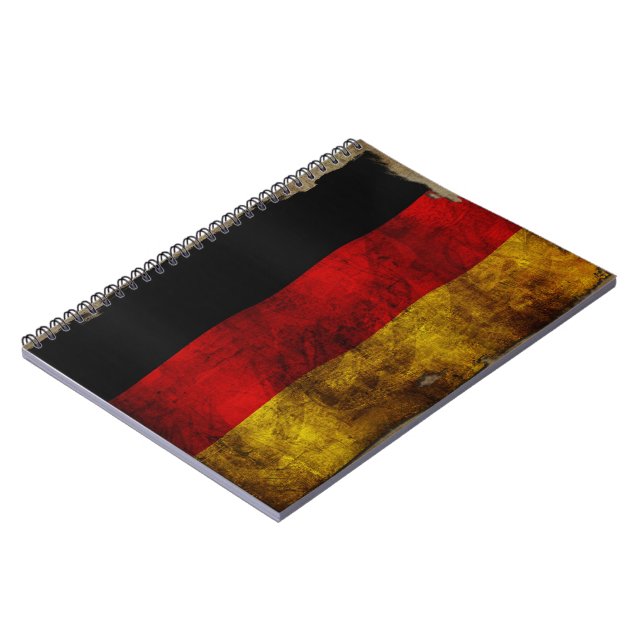 Deutsch Flagge - Vintage... Notebook (Left Side)