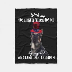 Deutsch Funny American German Dogs Quotes Germany  Fleece Blanket