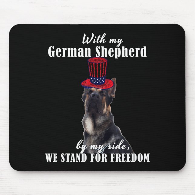Deutsch Funny American German Dogs Quotes Germany  Mouse Pad (Front)
