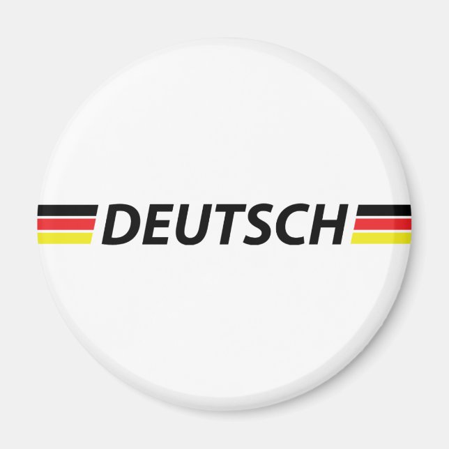 deutsch icon magnet (Front)