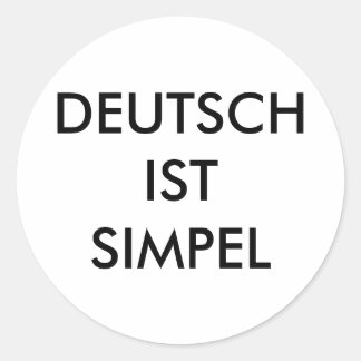 ''Deutsch ist simpel'' stickers (Zagoooooo)
