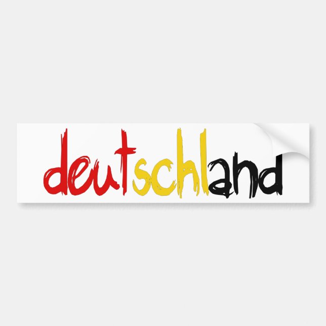 Deutschand Original designs! Bumper Sticker (Front)