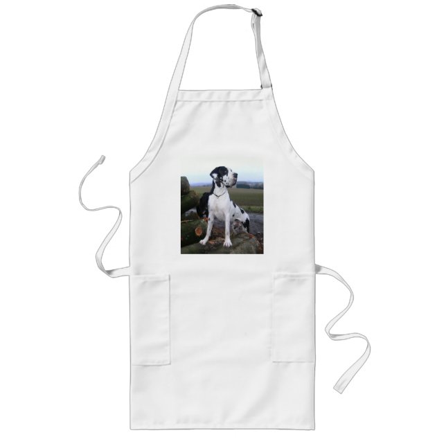 Deutsche Dogge, Great Dane, Dogs, Dogue Allemand Long Apron (Front)