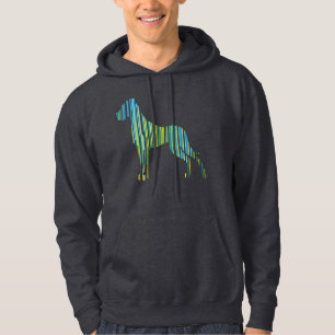 Deutsche Dogge Minimalistisch Hoodie