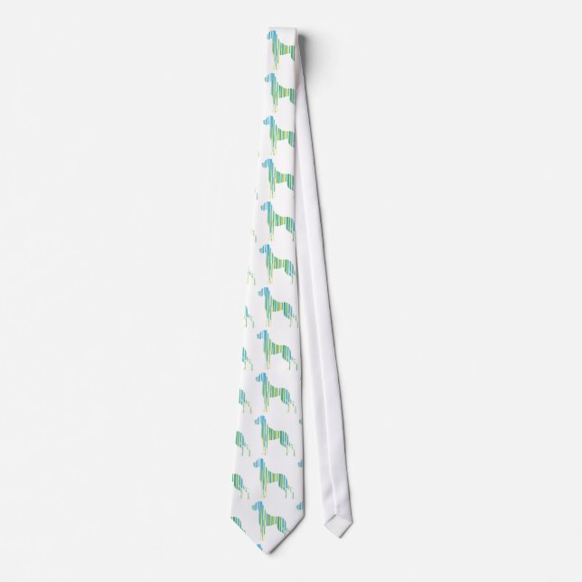 Deutsche Dogge Minimalistisch Tie (Front)