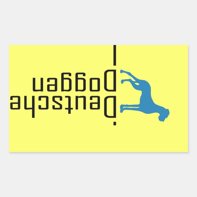 Deutsche Doggen Aufkleber Rectangular Sticker (Front)