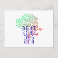 Deutsche Doggen Blatt Kopf