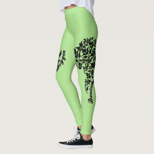 Deutsche Doggen blumig Leggings