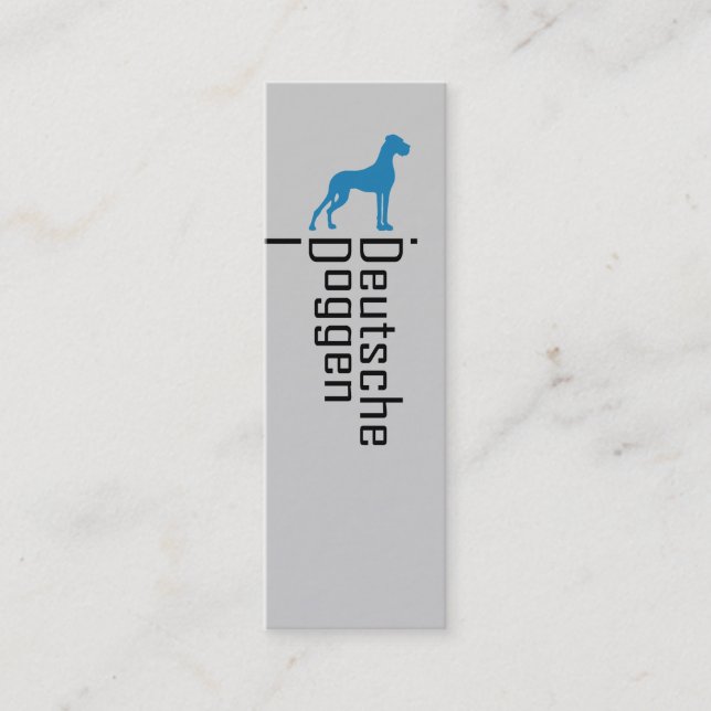 Deutsche Doggen Business Cards (Front)
