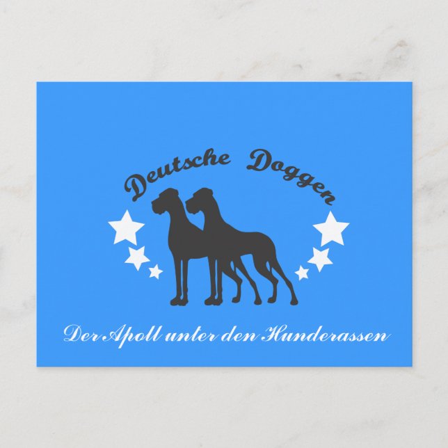 Deutsche Doggen Postcard (Front)