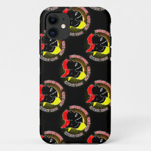 Deutsche Doggen Schwarz Rot Gold Case-Mate iPhone Case