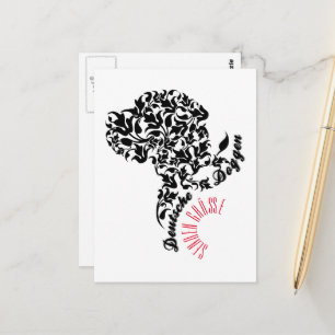 Deutsche Doggen senden Grüße Postcard