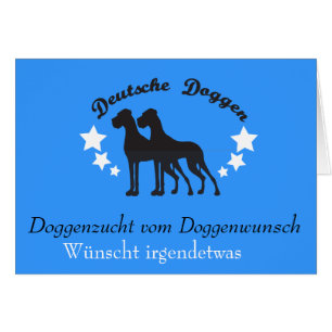 Deutsche Doggen und Text